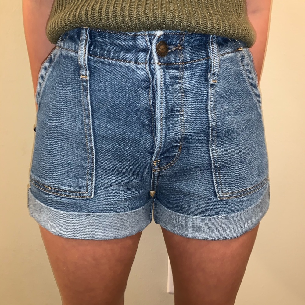 jean shorts from hollister